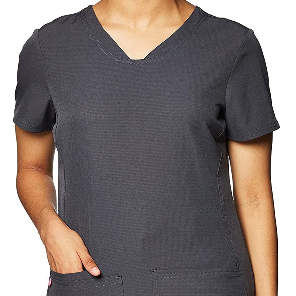 Heart soul medium scrubs pewter